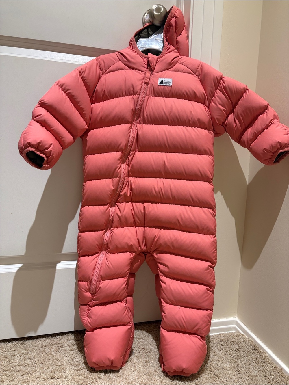MEC Kids Coral Pink Puffer Snowsuit